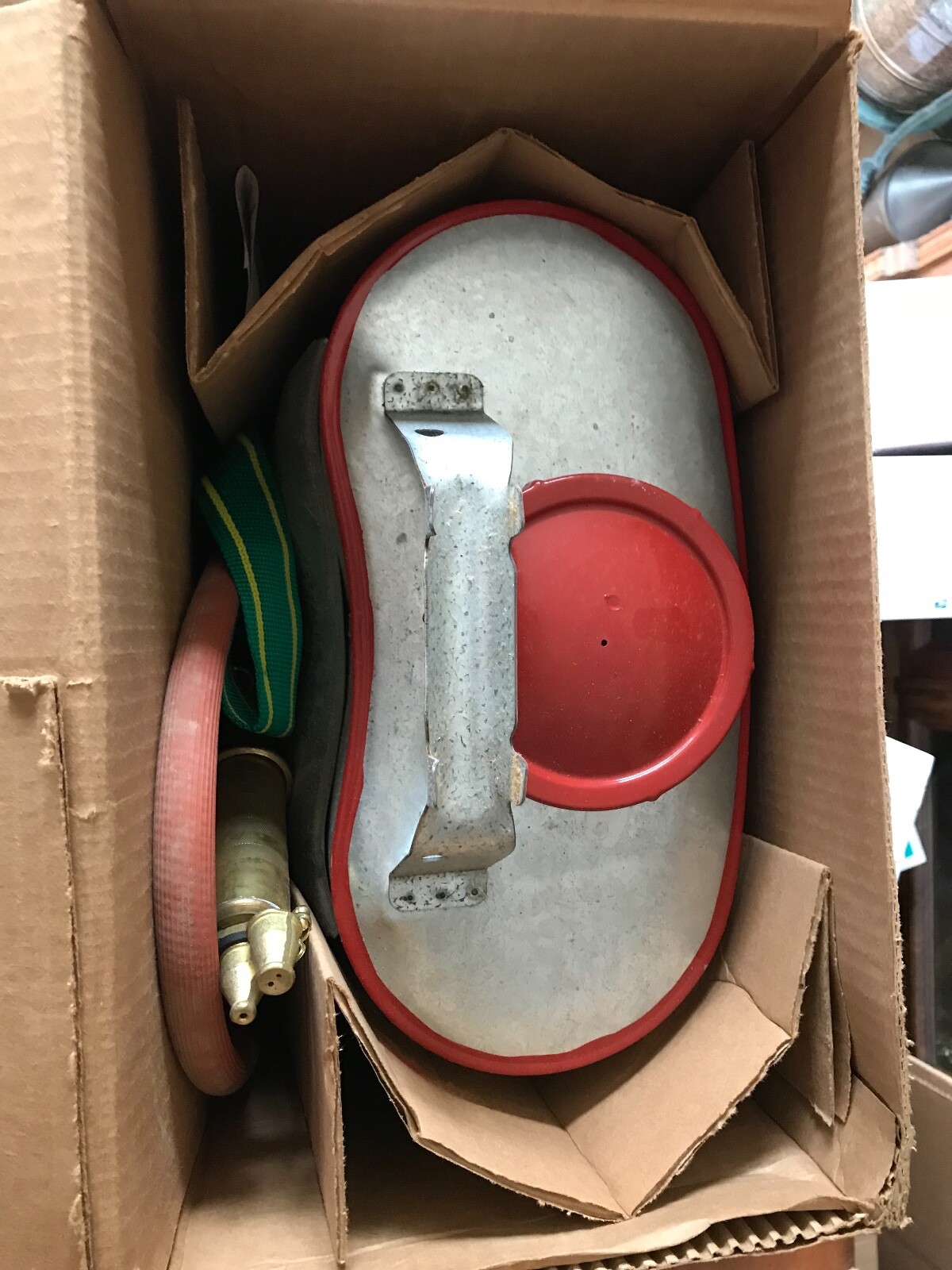 D.B. Smith Indian Back Pack Fire Pump Tank Never Assembled