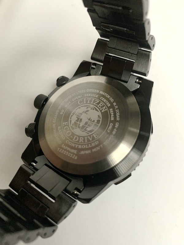 Pre-owned Citizen Promaster Sky A-t Watch Ecodrive Jy8085-81e Chrono Black Steel