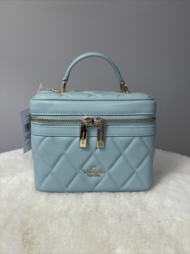 NWT Kate Spade Carey Quilted Trunk Crossbody Bag Wild Sage