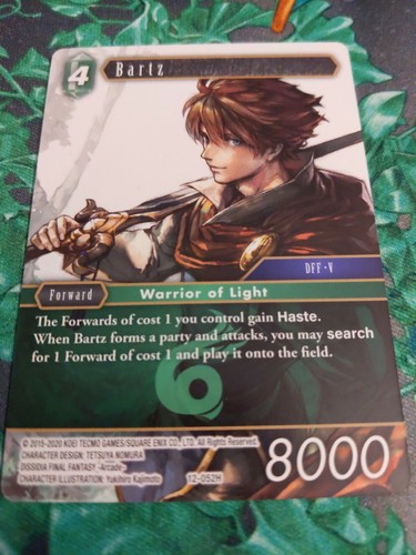 Final Fantasy TCG Opus XII Bartz 12-052H | eBay