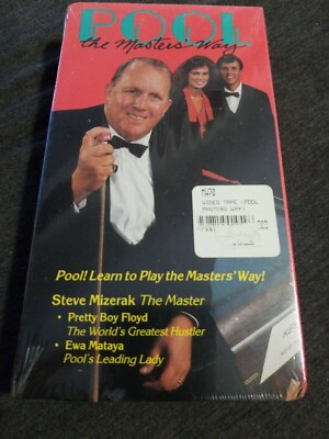 NEW VHS Video Amazing Trick Shots Steve Mizerak The Masters Way Pool Billiards