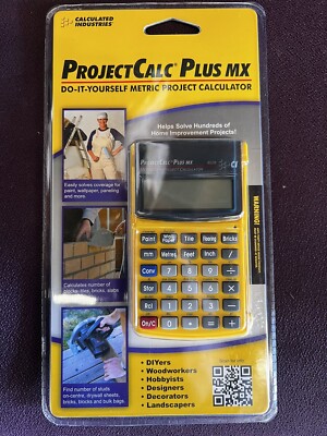 ProjectCalc Plus MX Calculated Industries 8528 Metric,11 Digits  Sealed 