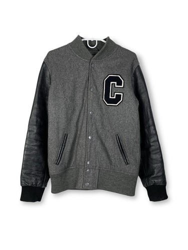 Carhartt Bandit Jacket スタジャン Carhartt Bandit Jacket Varsity Bomber Leather Sleeve Size S
