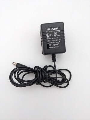SHARP EA-63A  Ac Adapter 6V - 300mA For EL-1750PII Printing Calculator