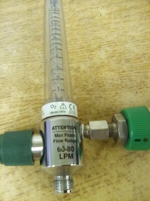 Precision Medical 1MFS Oxygen Flowmeter 60-80 LPM