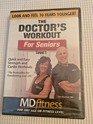 The Doctor's Workout for Seniors DVD Level 1 MD Fitness Tom Kleeman NEW Sealed