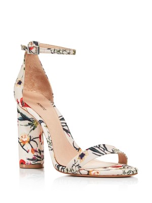 

Женские сандалии SCHUTZ Beige Jeannine с круглым носком на блочном каблуке и пряжкой на каблуке, Бежевый, S2043500070014