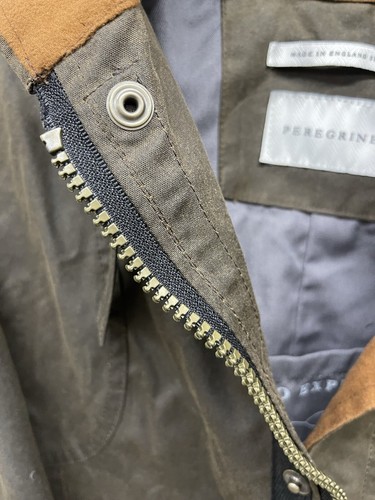 PEREGRINE Bexley Waxed Water Resistant Cotton Jacket Brown Choose Size NWT