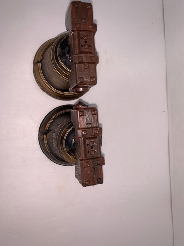 Vintage Souvenir Plastic Liberty Bell Salt and Pepper Shakers 3 1/4”