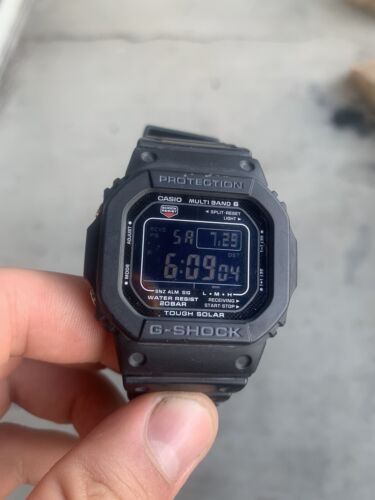 Casio G Shock GW-M5610-1BJF Square g Tough Solar Multi Band Casio G Shock GW-M5610-1BJF Square g Tough Solar Multi Band