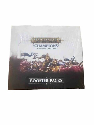 Warhammer Age Of Sigmar Champions Trading Card Game 24 Booster Packs Sealed