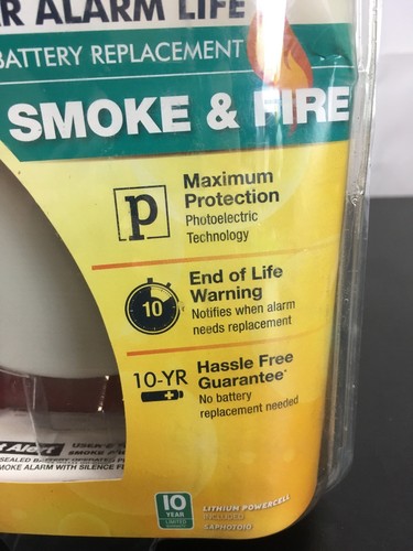 First Alert Photoelectric 10-yr Smoke Fire Alarm Target Exclusive