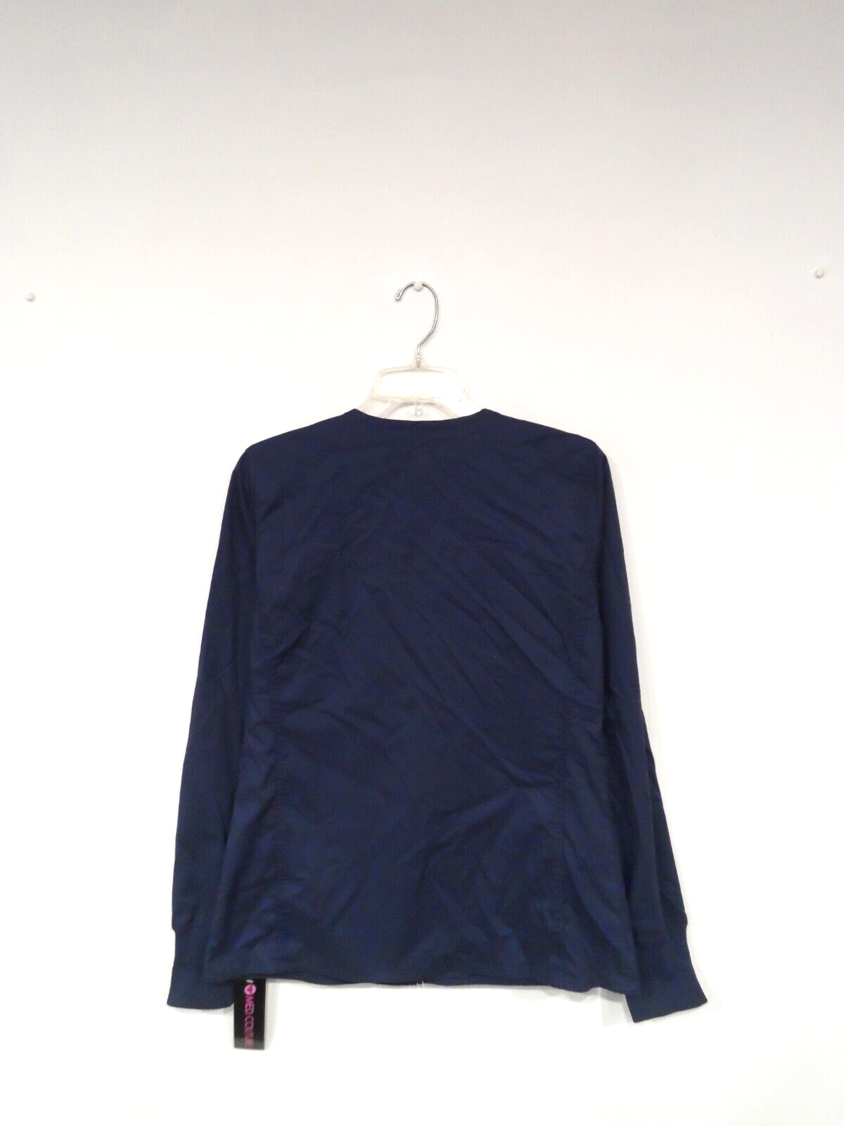 NEW Med Couture Women's 2-Pocket Zip-Front Warm Up Scrub Jacket Size Small 8687