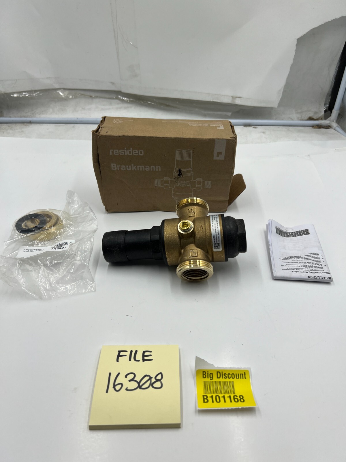 Resideo Braukmann DS06-102-SUT-LF/U 1” Dialset PRV Single Union Sweat