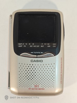 Casio Handheld LCD color Television EV 570 B TFT Active Matrix - PARTS ONLY