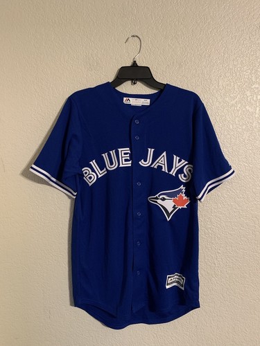 ブルージェイズ メッシュジャージ Lサイズ Majestic MLB Majestic Cool Base Toronto Blue Jays Baseball Jersey 2XL