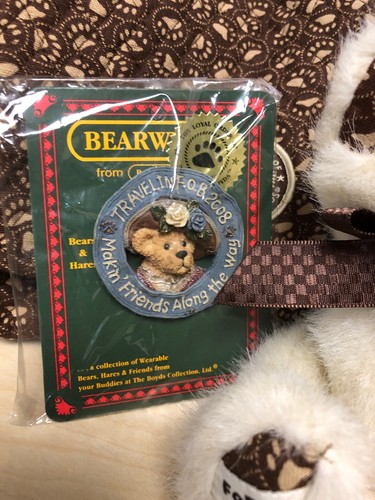 FRIENDS Of BOYDS 2008 TRAVELIN' MEMBERSHIP KIT with PLUSH Bear No Paperwork