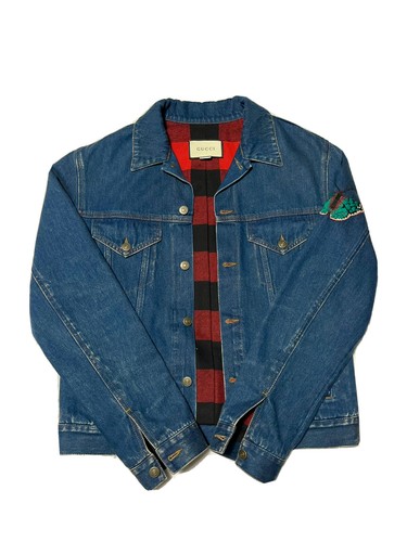 rare gucci “l’aveugle par amour” denim jacket