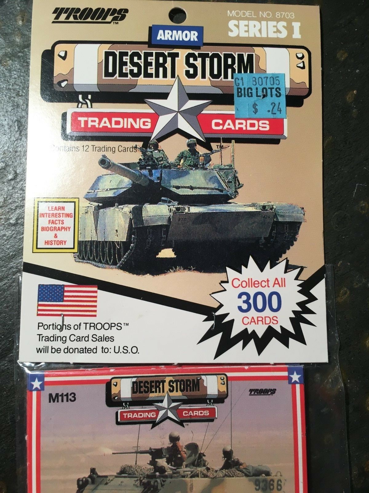 Desert Storm Trading Cards Sealed 8703 Series 1