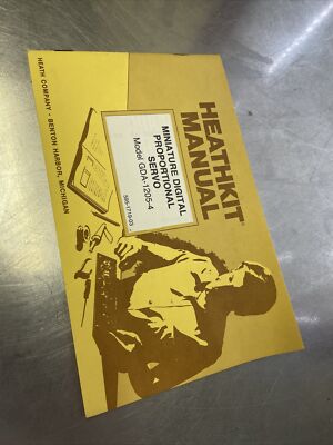 Heathkit Assembly Manual GDA-1205-4 Miniature Digital Proportional Servo NOS
