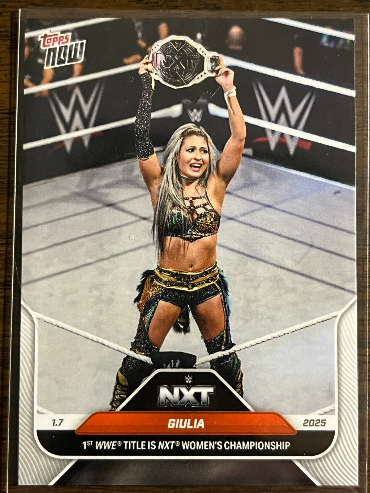 2025 Topps Now WWE #7 Giulia NXT New Year's Evil | eBay