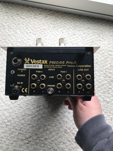 Vestax PMC-06 Pro A Mixtick DJ Mixer Professional Mixing Controller AS IS