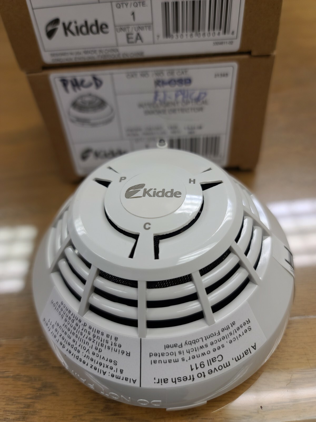 Kidde KI-PHCD Multi-Sensor Smoke/Heat/CO Detector (11 Availa
