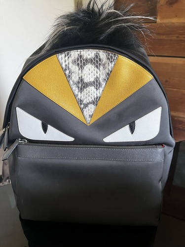 バッグ \"FURX Monster Shoulder Bag\"(Black) Mink Fur Handbag – Midsize – Black Mink Pom Poms – Madison