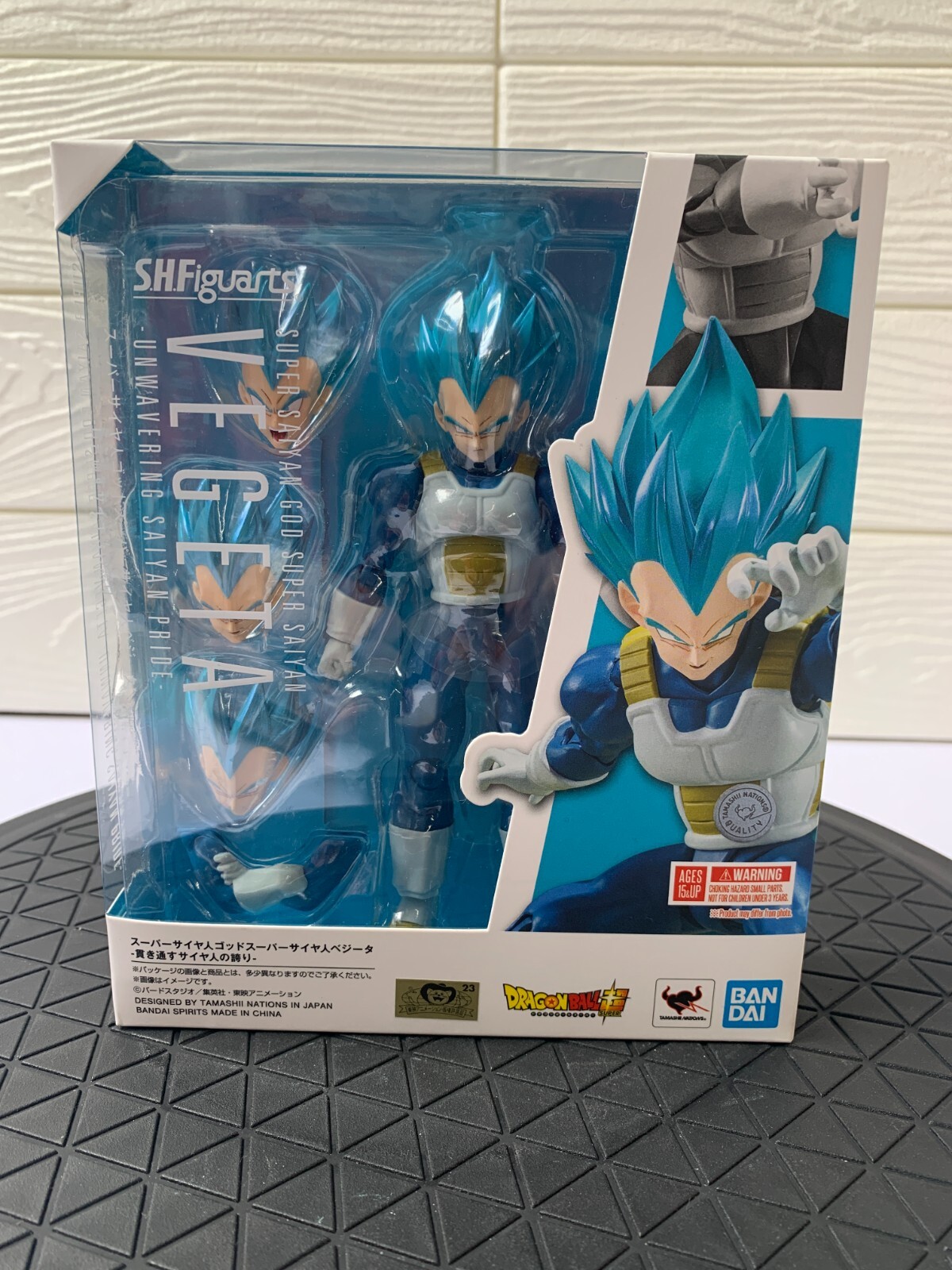S.H.Figuarts God Super Saiyan Blue Vegeta Dragon Ball Action Figure Bandai  | eBay