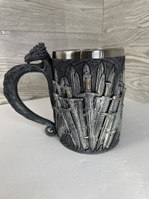 Game of Thrones Swords Mug Tankard Drink Stein Cup Nemesis Now ~Read Description