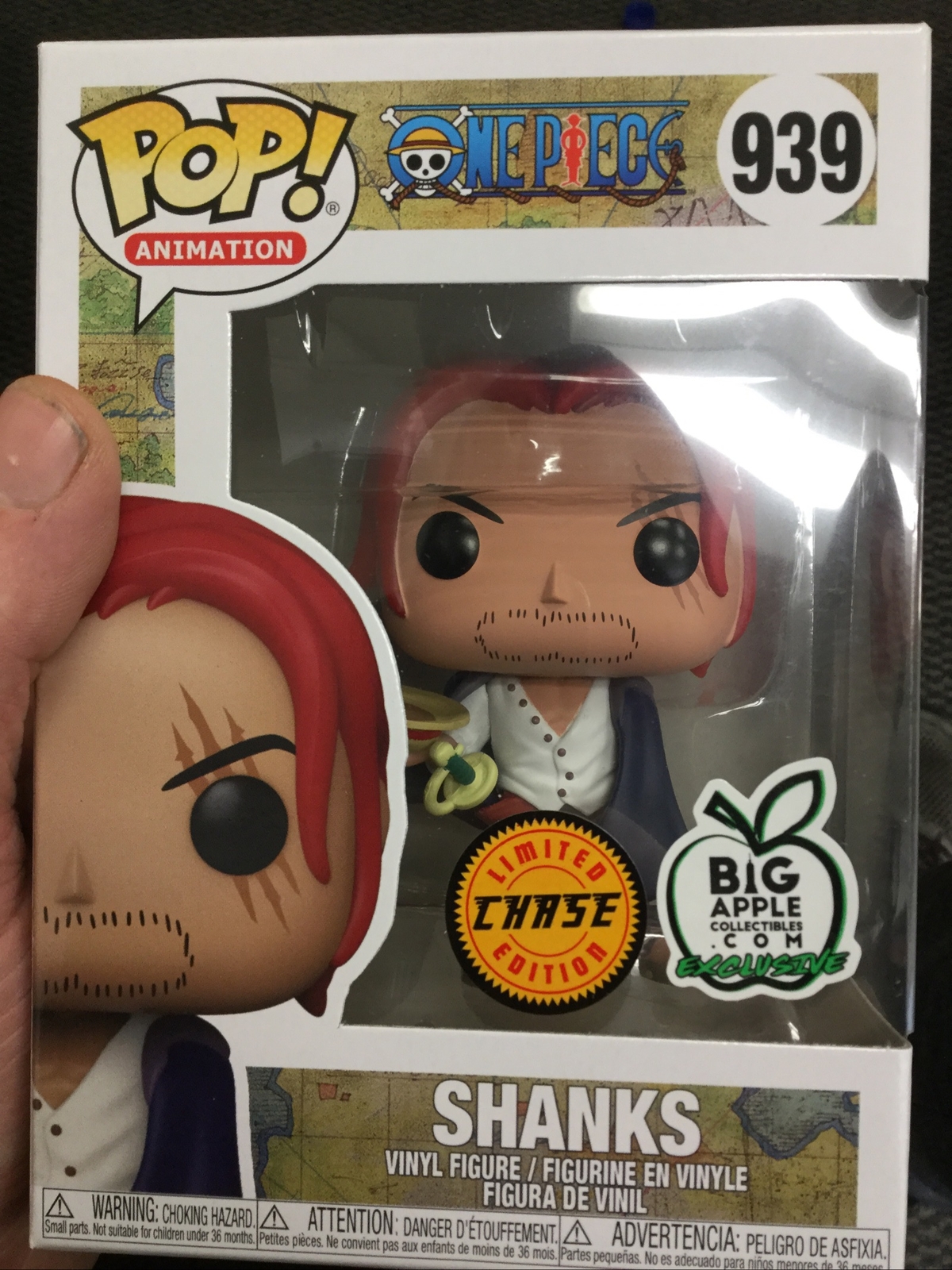 One Piece Funko Pop! Shanks CHASE #939 
