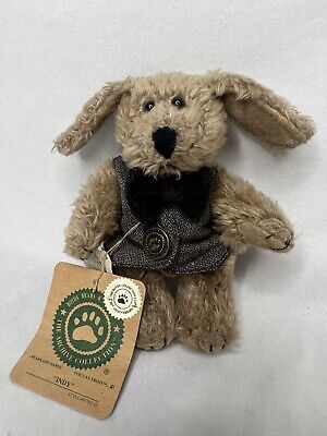 Boyds Bears 1999 Dog Indy 20th Anniversary Investment Collection Vest Bow Tie