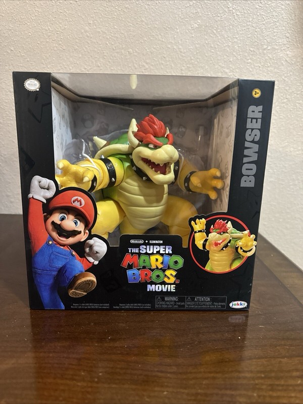 Jakks Pacific Super Mario Bros Movie Bowser 7" Figure with