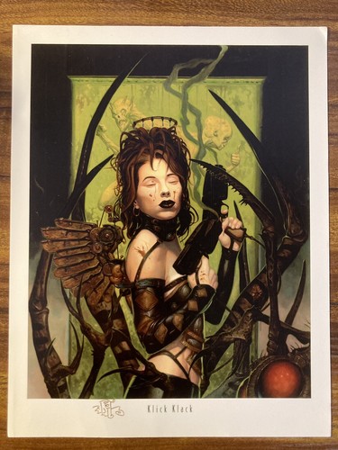 MTG Artist Artwork✨Artist Signed “KLICK KLACK” Art Print✨rk post