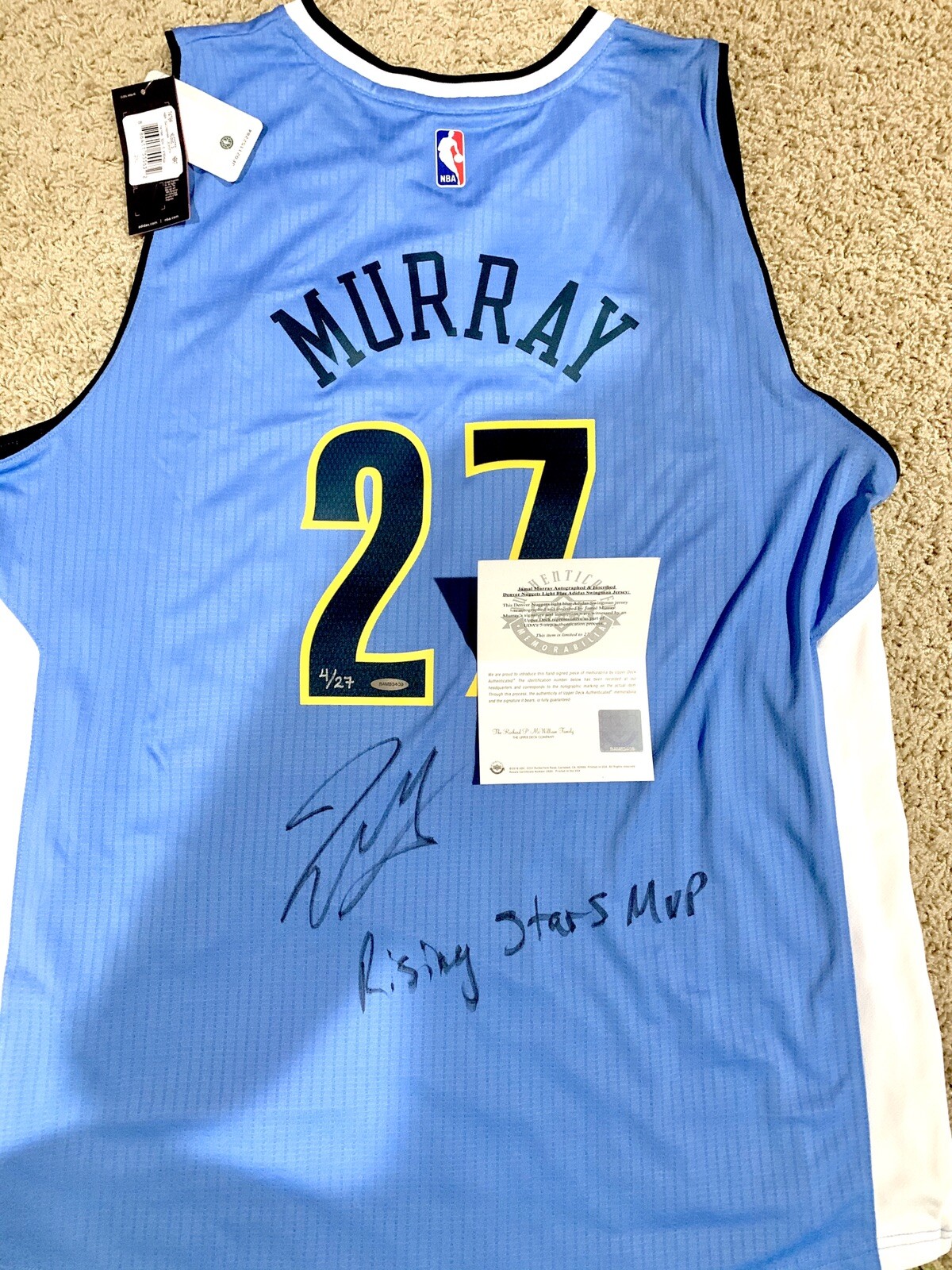 jamal murray autograph