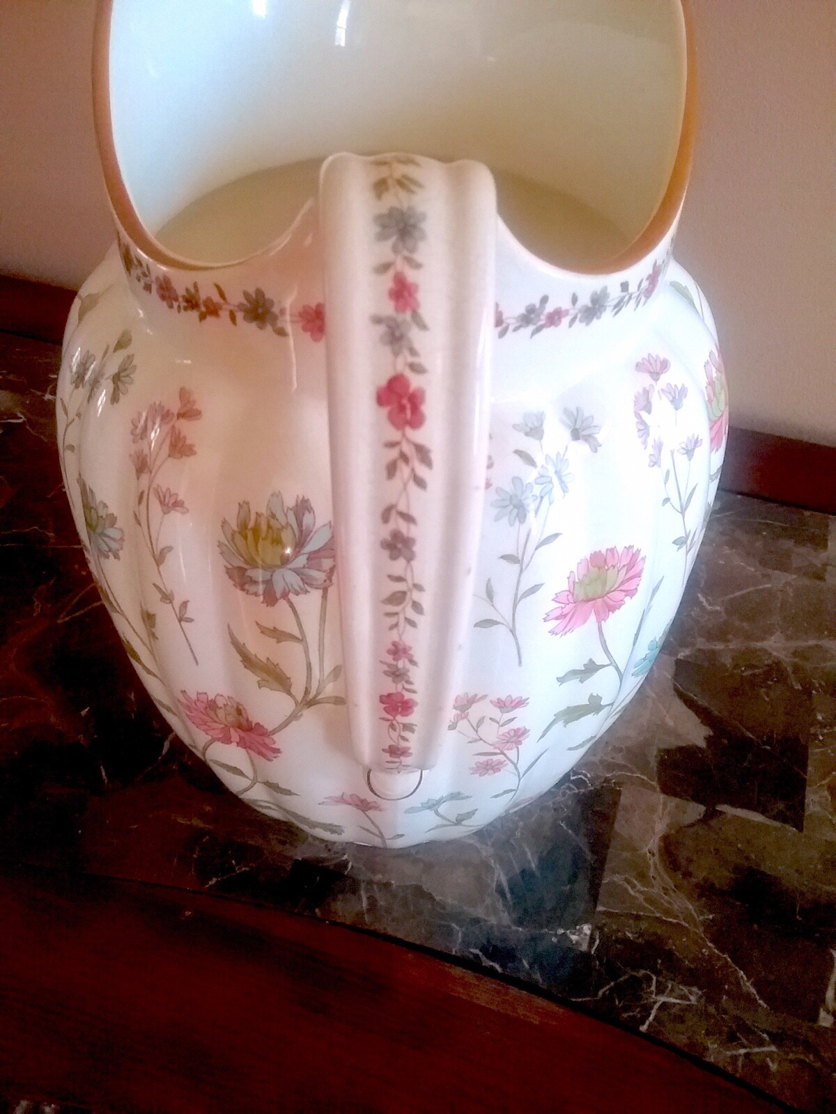 Rare Antique Victorian Minton Water Pitcher, c1890