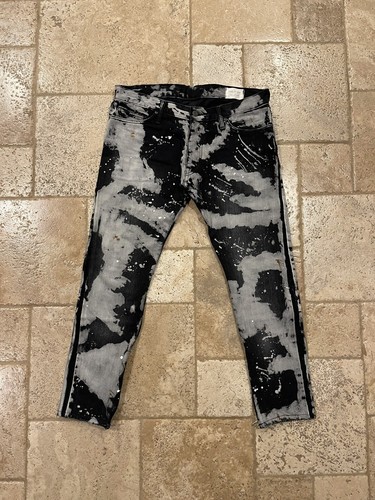 パンツ maxfield exclusive fear of GOD Fear of God x Maxfield Tie Dye Selvedge Romper Denim Pants