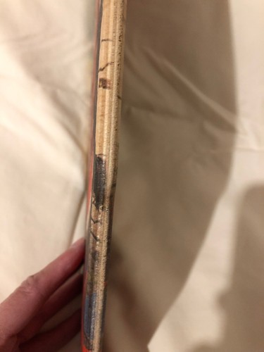 Vintage 1D RARE! art surf Skim Board/Skimboard Double Sided! Wood! Incredible