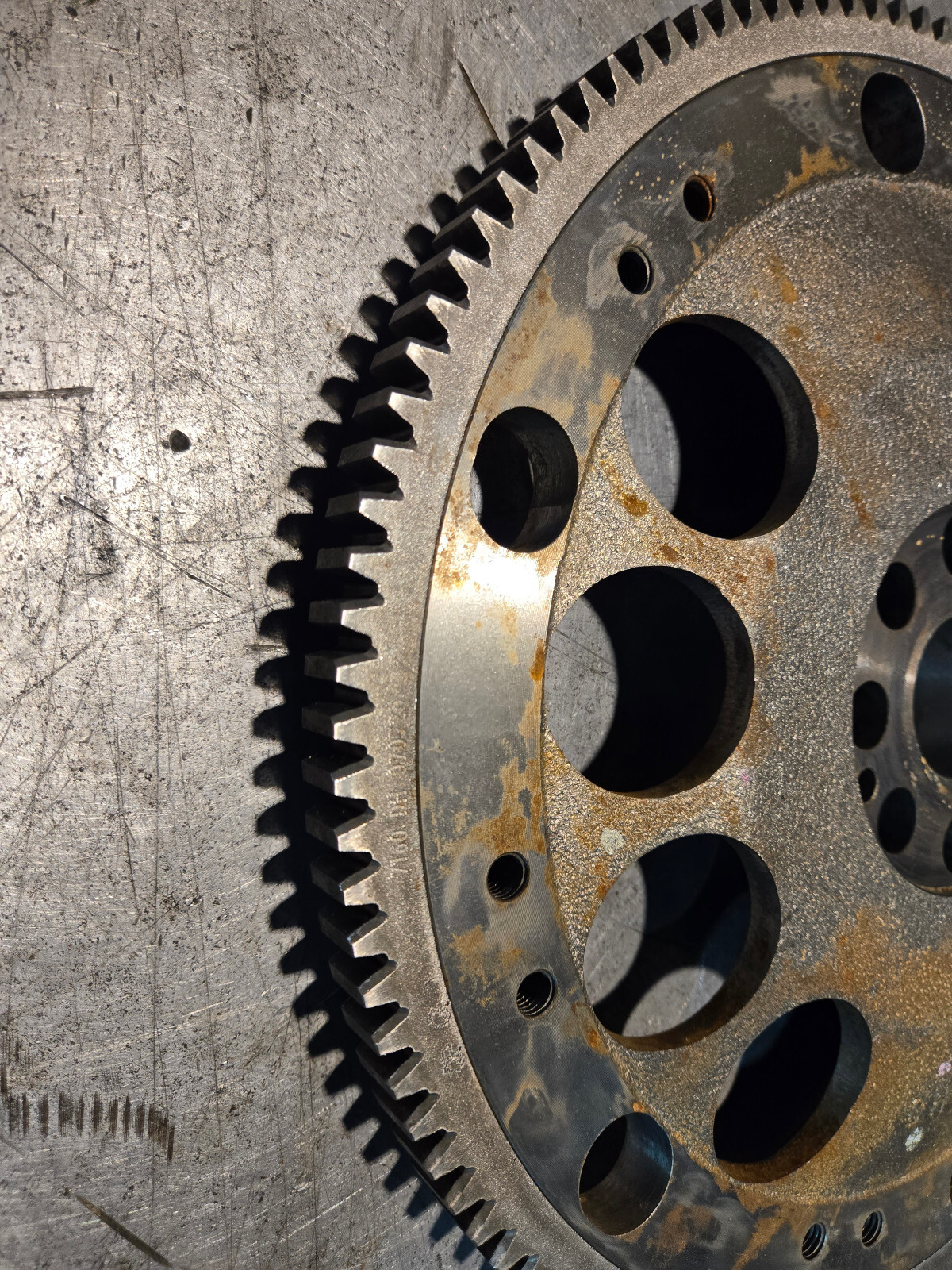 06-10 Duramax LBZ LMM FLYWHEEL Allison Flexplate Flywheel Ring Gear 97372295 - Picture 8 of 10