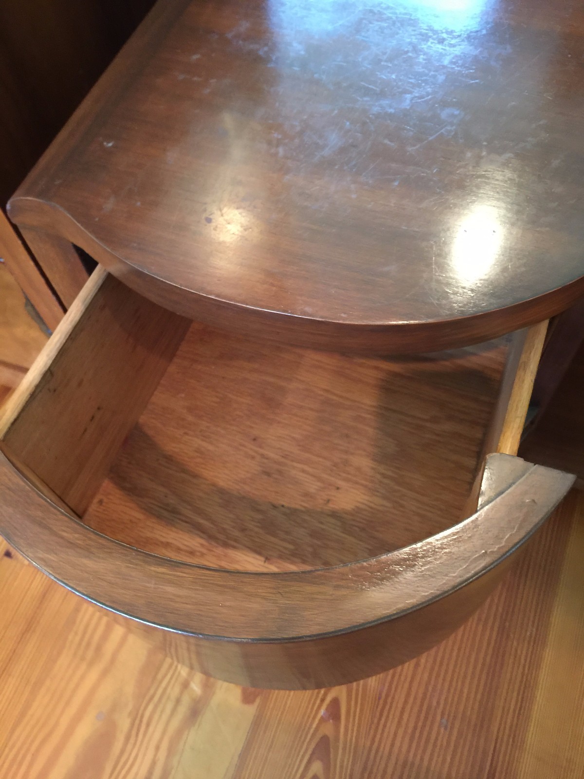 1930(ish) ART DECO ANTIQUE VANITY with BENCH