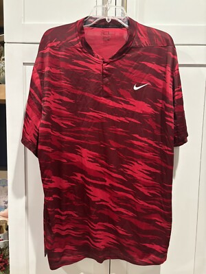 NEW NIKE, MENS SIZE XXL, TIGER WOODS DRI-FIT ADV BLADE GOLF POLO, MSRP $90.00!