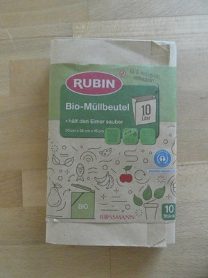 Kompostierbare Bio Müllbeutel für Abfälle 10 Stück 10L NEU//OVP !!!