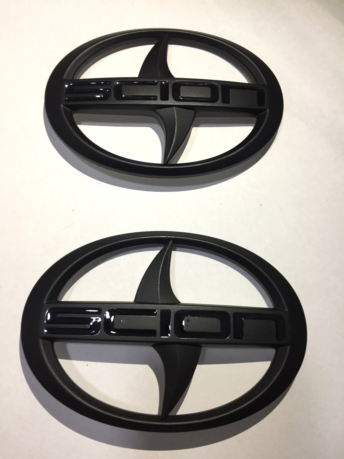 Set of Matte Black Scion FR-S Badge Emblem For Toyota 86 GT