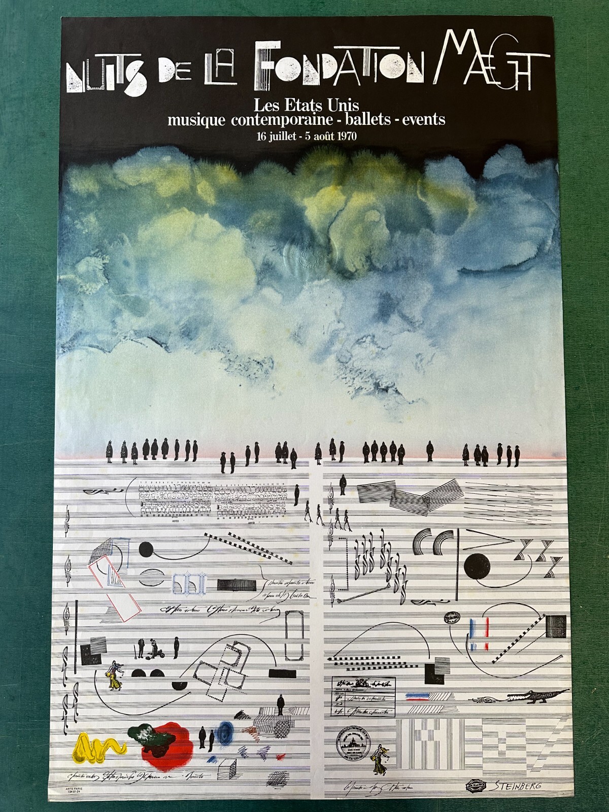 Espo 1978/ラウル ウバック/ポスター fandation maeght Espo 1978/ラウル ウバック/ポスター fandation maeght Vintage