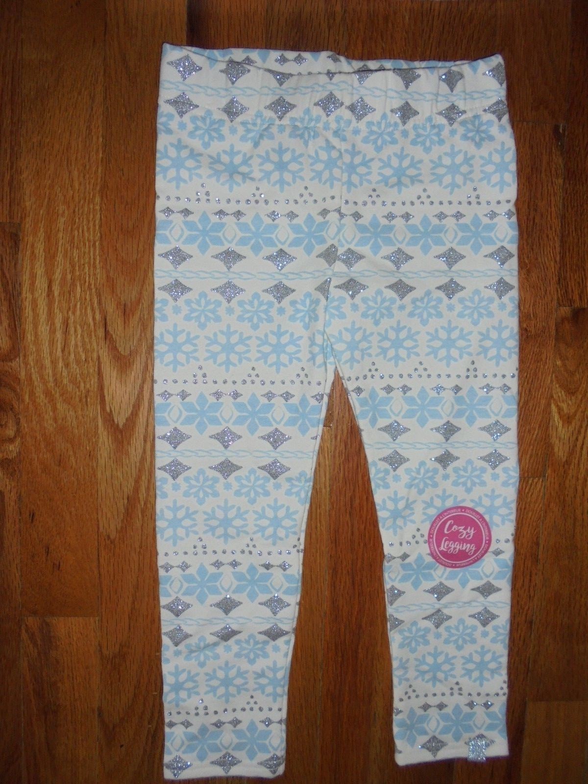 2 PC FA LA LA SET LONG SLEEVE PULLOVER/LEGGING GIRLS 4 WHITE /MULTI NWT