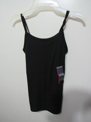 New No Boundaries Rib Cami Size XS 1 Juniors Black Pull Over Straps Casual