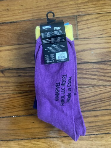 Funko Marvel Infinity Saga Men's Socks 3pk Black light Multicolor