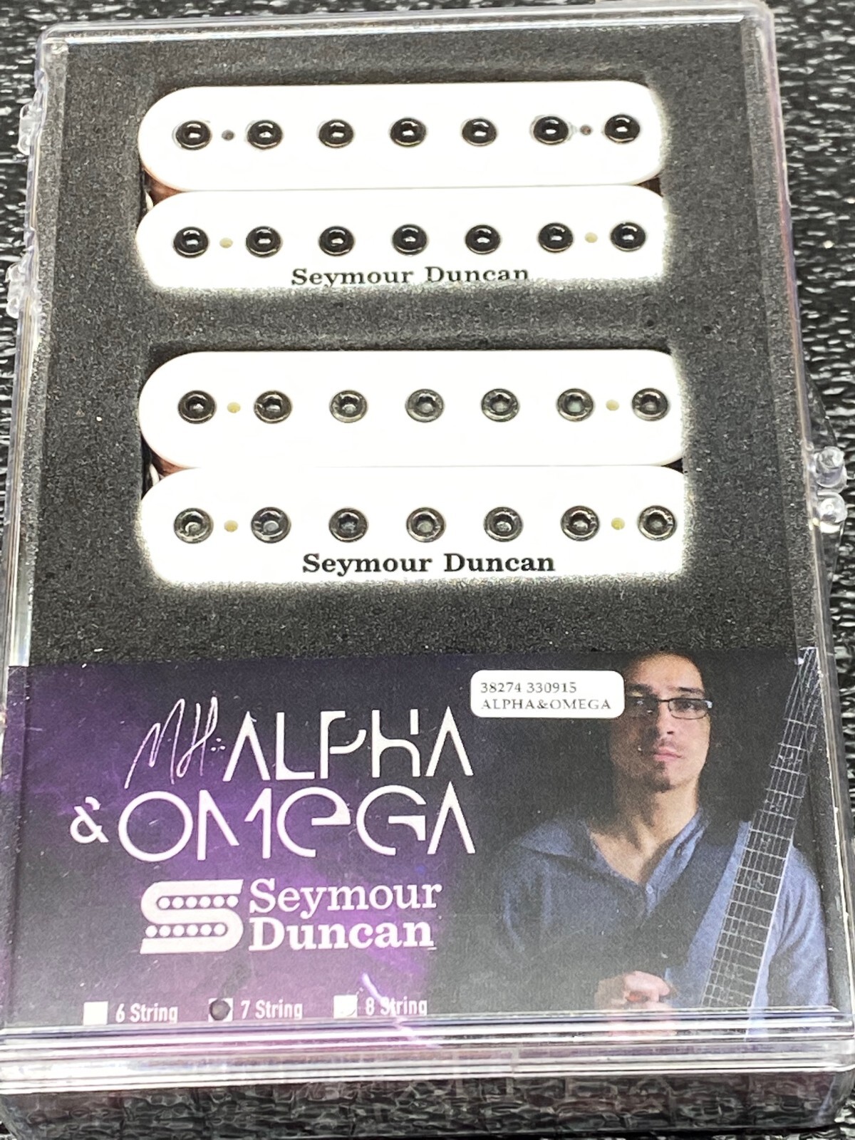 人気デザイナー Seymour Duncan Mark Holcomb Alpha & Omega 7 String Guitar ギター