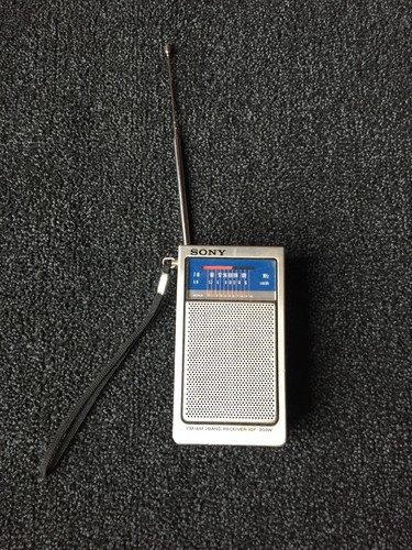 Sony ICF-200W FM/AM 2 Band Receiver Radio Silver | eBay