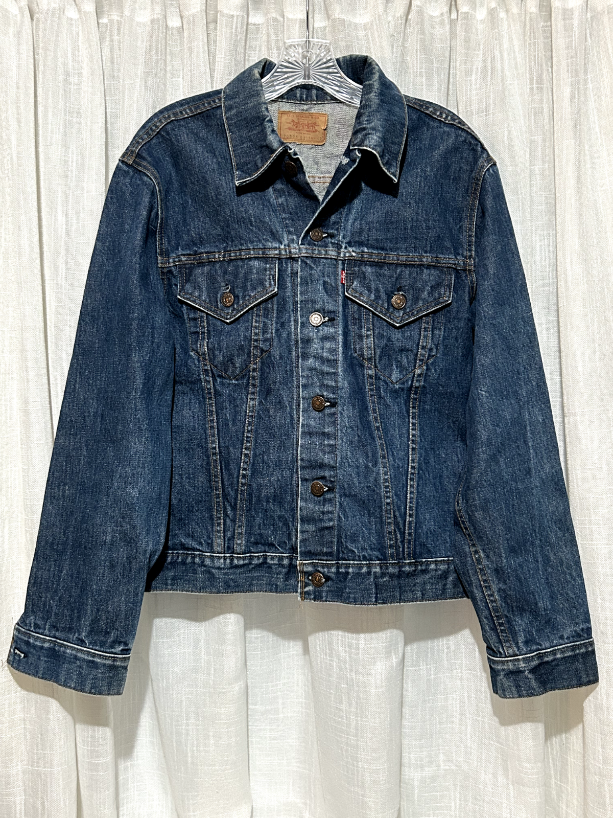 Vintage Levi's Type 3 Medium Blue Denim Trucker Jacket 70505